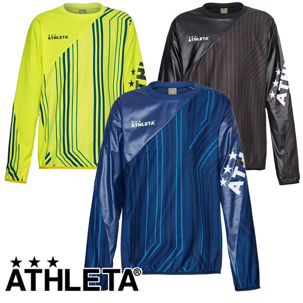 【ショップ限定エントリーでさらに+9倍】アスレタATHLETAグラフィックピステシャツ02372サッカーフットサルトレーニングトッププルオーバークルーネックメンズ