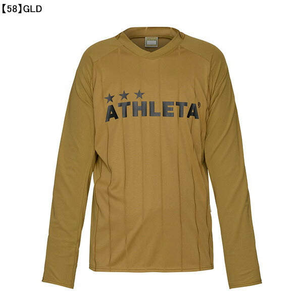 【ネコポス送料無料】アスレタATHLETAプラクティスシャツ02394サッカーフットサルプラシャツ長袖練習着メンズ