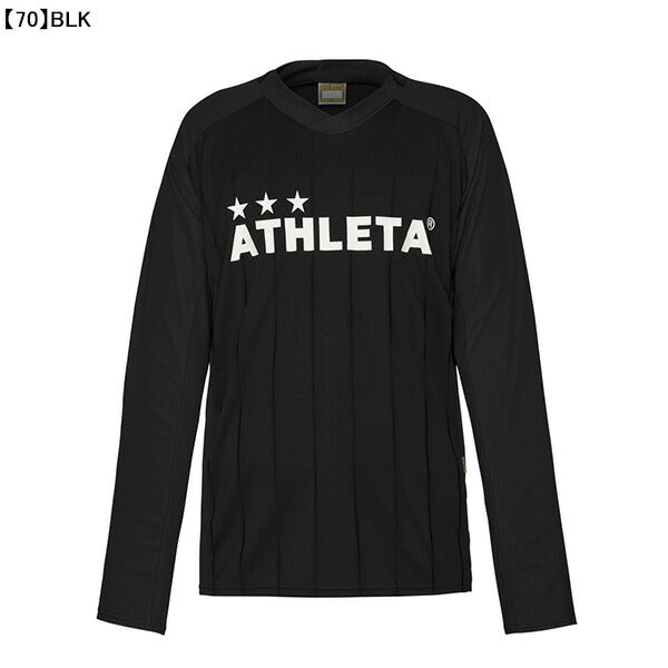 【ネコポス送料無料】アスレタATHLETAジュニアプラクティスシャツ02394Jサッカーフットサルプラシャツ長袖練習着子供用