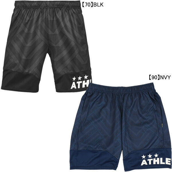 【ネコポス対応可】アスレタATHLETAグラフィックプラクティスパンツ02407サッカーフットサルプラパンハーフパンツ練習着メンズ
