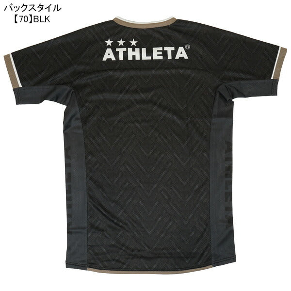 【ショップ限定エントリーでさらに+9倍】【ネコポス送料無料】アスレタATHLETAジュニアグラフィックプラシャツ02417Jサッカーフットサルプラクティスシャツ半袖子供用