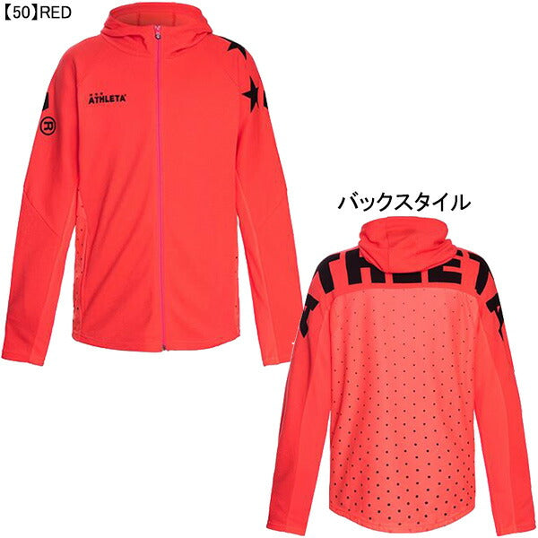 【ショップ限定エントリーでさらに+9倍】【送料無料】アスレタATHLETAジュニアJRライトスウェットZIPパーカー03347Jサッカーフットサルカジュアルフード子供用