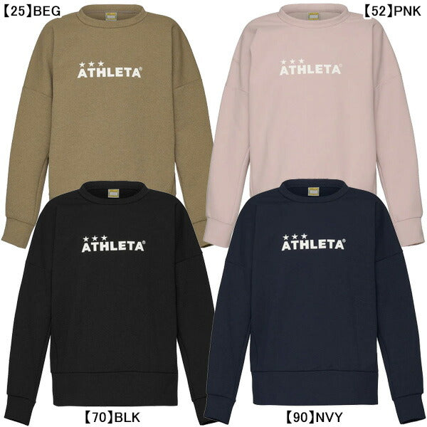 【送料無料】アスレタATHLETA裏起毛ジュニアスウェットシャツ03379Jサッカーフットサルカジュアル保温性子供用