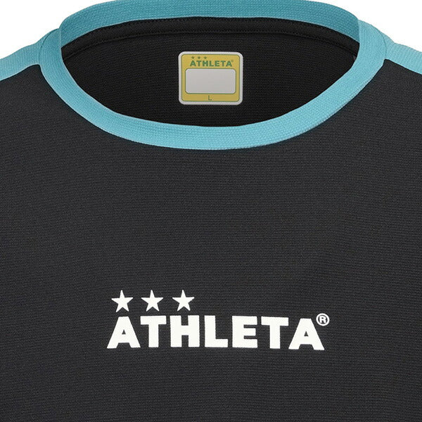 【上下セット】アスレタATHLETAドライフェザーカラーブロックプラ上下03399-18018サッカーフットサルプラシャツプラパン練習着メンズ