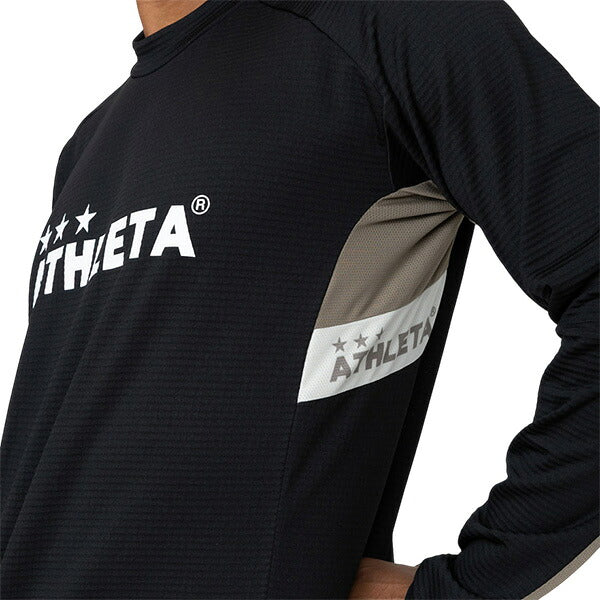 アスレタATHLETAグリッド起毛TRシャツ04187サッカーフットサルトレーニングシャツスウェットメンズ