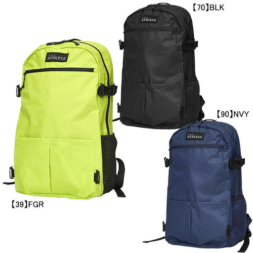 アスレタATHLETAバックパック05334サッカーフットサル30Lリュックサックボールネット付き練習通学通勤普段使い