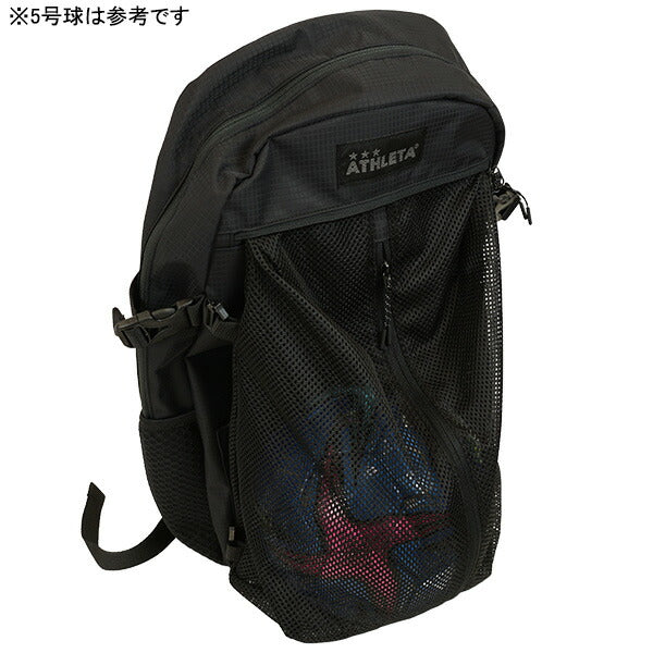 アスレタATHLETAバックパック05334サッカーフットサル30Lリュックサックボールネット付き練習通学通勤普段使い