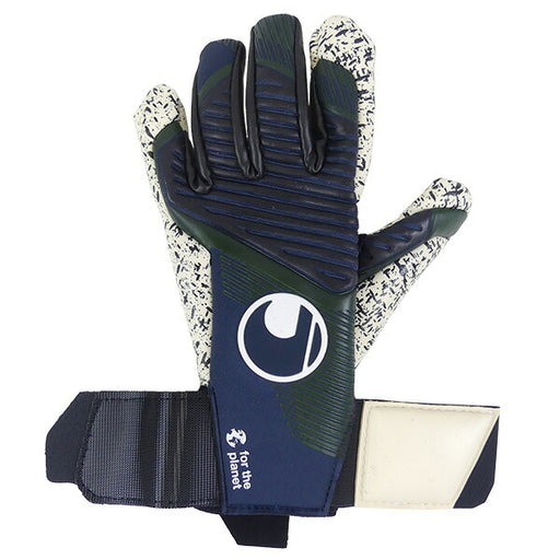 【ショップ限定エントリーでさらに+9倍】ウールシュポルトuhlsportパワーラインスーパーグリップ+ハーフネガティブアース1011304-24サッカーキーパーグローブGKグローブネイビー