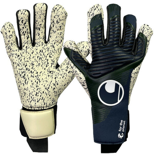 【ショップ限定エントリーでさらに+9倍】ウールシュポルトuhlsportパワーラインスーパーグリップ+ハーフネガティブアース1011304-24サッカーキーパーグローブGKグローブネイビー