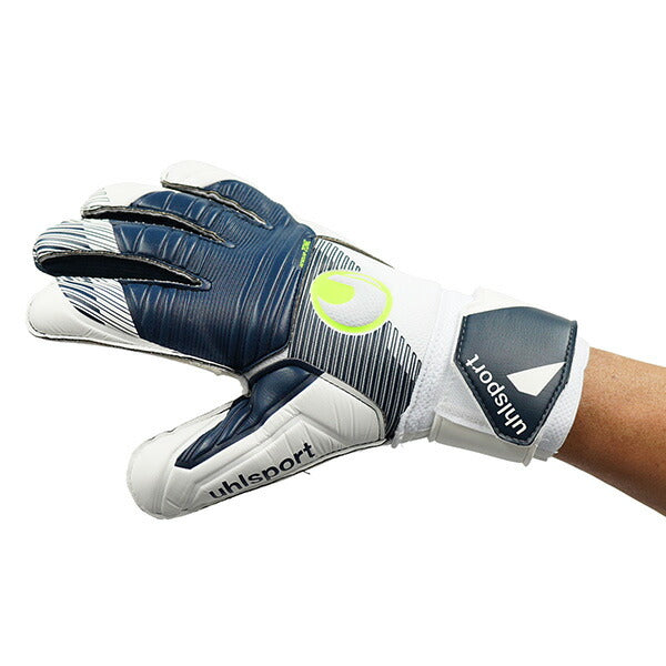 ウールシュポルトuhlsportホライズンソフトプロ1011311-02サッカーキーパーグローブGKグローブゴールキーパーホワイト×ネイビー
