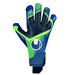 【ショップ限定エントリーでさらに+9倍】ウールシュポルトuhlsportアクアグリップハーフネガティブ1011313-01サッカーGKグローブパシフィックブルー