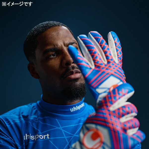 ウールシュポルトuhlsportプレディクションウルトラグリップハーフネガティブメニャン101132812-01サッカーキーパーグローブGKグローブホワイト