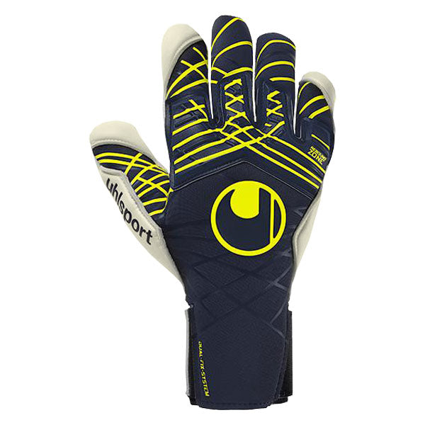 ウールシュポルトuhlsportプレディクションアブソルートグリップスキンカット1011332-01サッカーキーパーグローブGKグローブネイビー