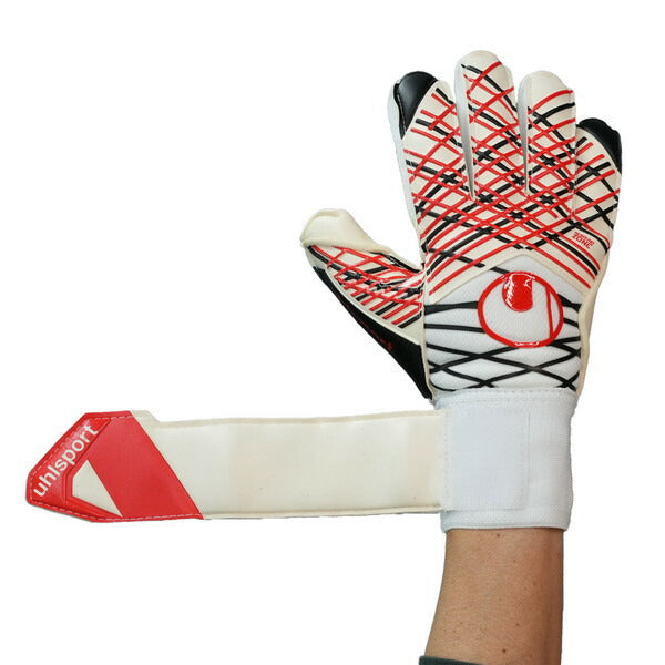 【ショップ限定エントリーでさらに+9倍】ウールシュポルトuhlsportアブソルートグリップ1011365-01サッカーキーパーグローブGKグローブゴールキーパーホワイト