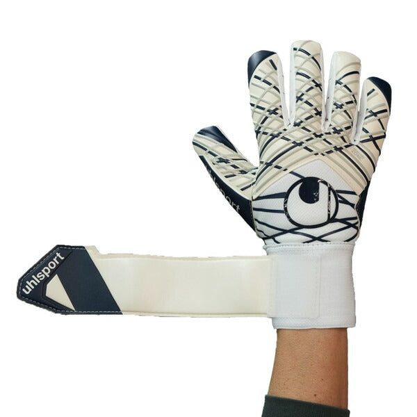 ウールシュポルトuhlsportスーパーソフトハーフネガティブ1011367-01サッカーキーパーグローブGKグローブゴールキーパーホワイト
