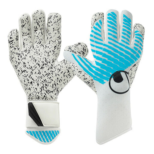 ウールシュポルトuhlsportサイバーテックスーパーグリップ+ハーフネガティブ1011375-01サッカーキーパーグローブGKグローブゴールキーパーホワイト