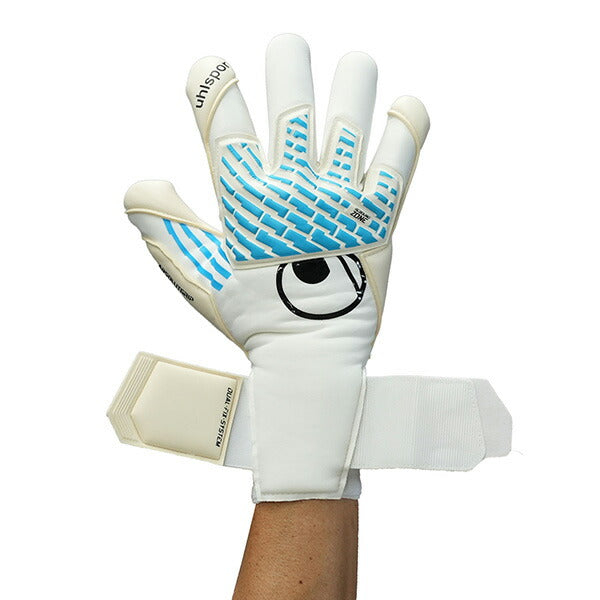 【ショップ限定エントリーでさらに+9倍】ウールシュポルトuhlsportサイバーテックアブソルートグリップスキンカット1011377-01サッカーキーパーグローブGKグローブゴールキーパーホワイト