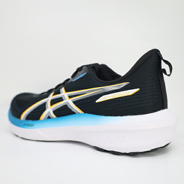 アシックスasicsメンズランニングシューズGT-100014マラソンジョギングブラック1011C077-004