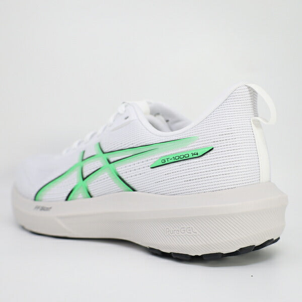 アシックスasicsメンズランニングシューズGT-100014マラソンジョギングホワイト1011C077-101