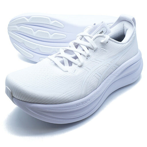 GEL-NIMBUS28アシックスasics1011C127-100ホワイトランニングシューズ