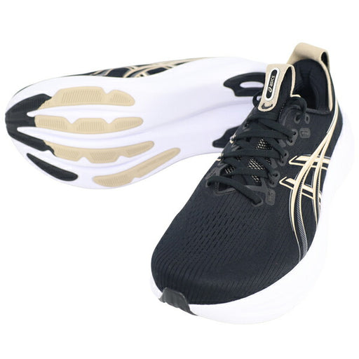 アシックスasicsメンズランニングシューズGEL-NIMBUS28ゲルニンバス28マラソンジョギングブラック1011C145-002