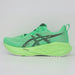 アシックスasicsメンズランニングシューズNOVABLAST5ノヴァブラスト5マラソンジョギンググリーン1011C224-300