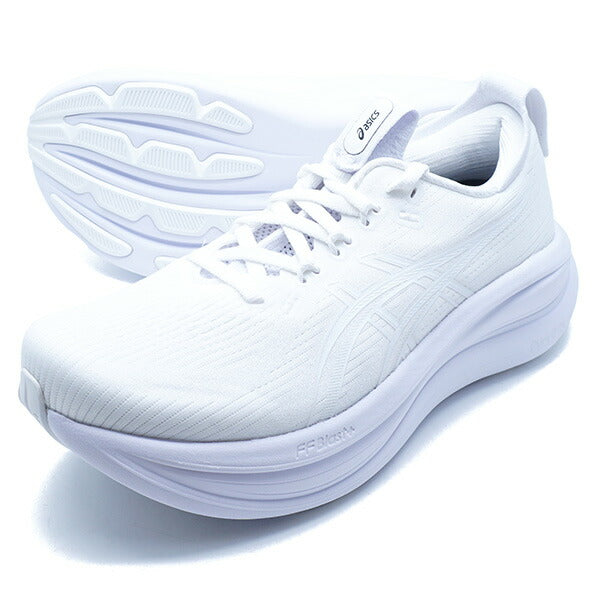 GEL-NIMBUS28アシックスasics1012B899-100ホワイトレディースランニングシューズ