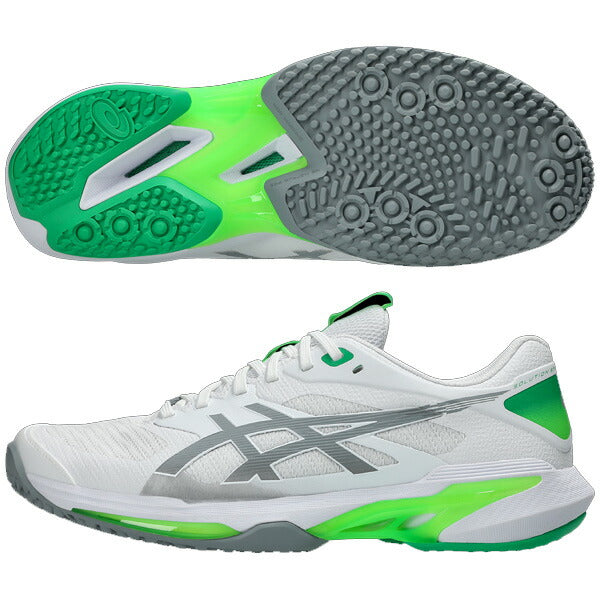 アシックスasicsメンズテニスシューズSOLUTIONSPEEDFF4OCソリューションスピードFF4OCオムニクレーコート用ホワイト1041A534-103