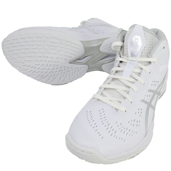 【ショップ限定エントリーでさらに+9倍】アシックスasicsメンズレディースバスケットボールシューズゲルフープV16GELHOOPV161063A080-100バッシュ軽量4Eホワイト