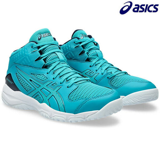 アシックスasicsジュニアバスケミニバスDUNKSHOTMB91064A006-300バスケットボール子供ラグーン