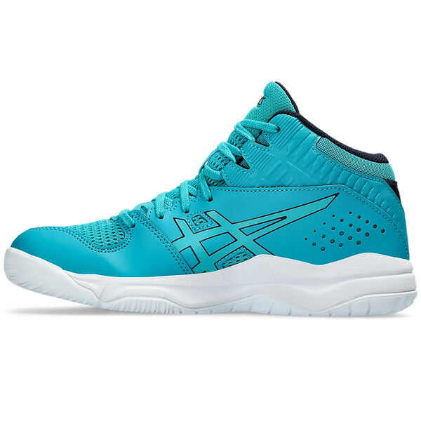 アシックスasicsジュニアバスケミニバスDUNKSHOTMB91064A006-300バスケットボール子供ラグーン