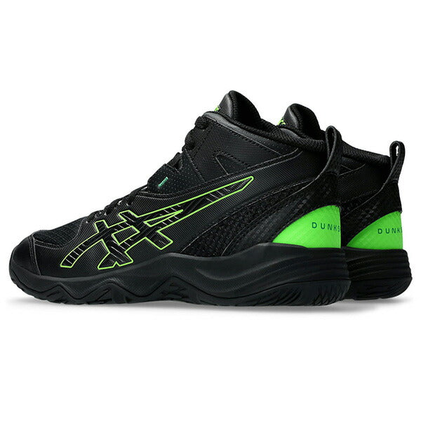 【ショップ限定エントリーでさらに+9倍】アシックスasicsジュニアバスケットボールシューズミニバスDUNKSHOTMB10ダンクショットMB101064A019-001バッシュバスケットブラック