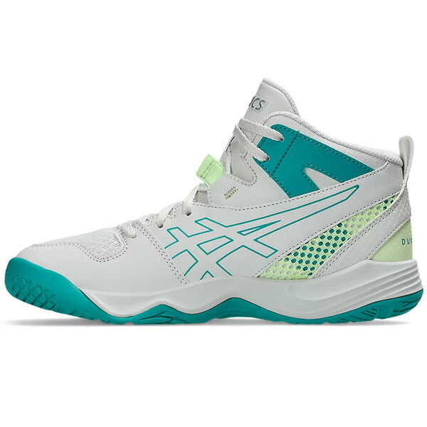 【ショップ限定エントリーでさらに+9倍】アシックスasicsジュニアミニバスシューズDUNKSHOTMB10ダンクショットMB101064A019-100バスケシューズバッシュ子供グリーン