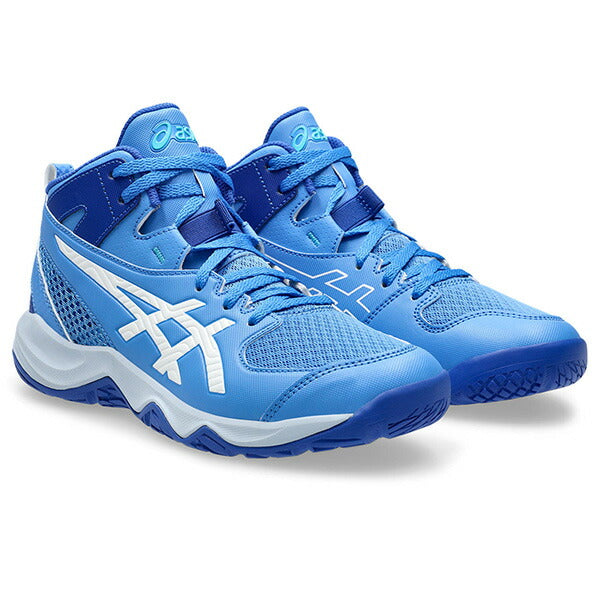 【ショップ限定エントリーでさらに+9倍】アシックスasicsジュニアバスケットボールシューズミニバスDUNKSHOTMB10ダンクショットMB101064A019-400バッシュバスケットブルー