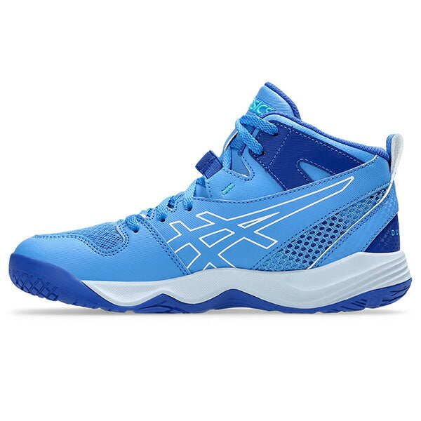 【ショップ限定エントリーでさらに+9倍】アシックスasicsジュニアバスケットボールシューズミニバスDUNKSHOTMB10ダンクショットMB101064A019-400バッシュバスケットブルー