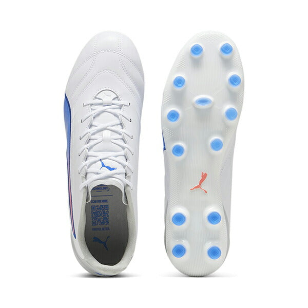 【ショップ限定エントリーでさらに+9倍】キングプロHG/AGプーマPUMA107871-02プーマホワイトサッカースパイク