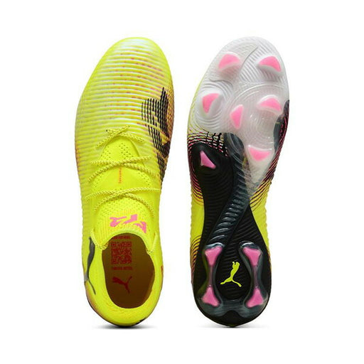【ショップ限定エントリーでさらに+9倍】フューチャー8アルティメットFGプーマPUMA108138-03イエローアラートサッカースパイク天然芝