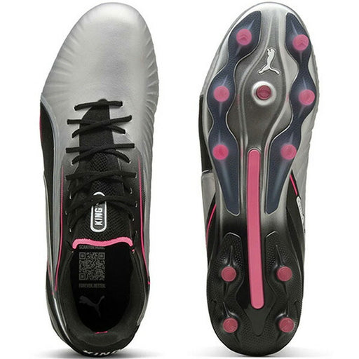 キングアルティメットFG/AGプーマPUMA108303-03プーマシルバーサッカースパイク人工芝天然芝