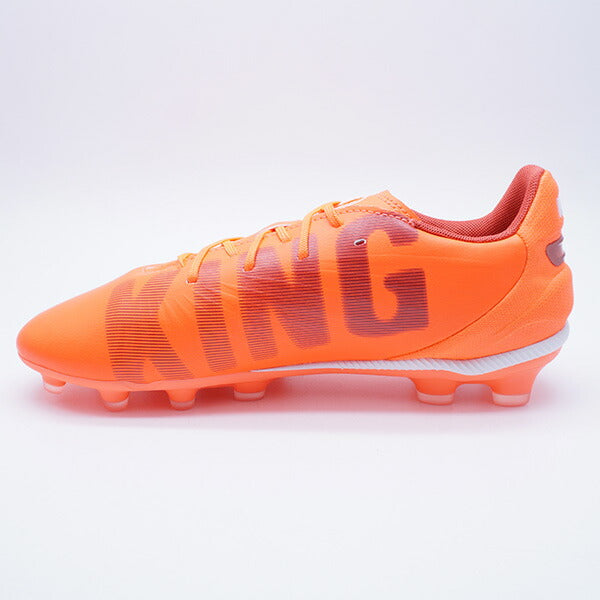 【ショップ限定エントリーでさらに+9倍】キングマッチHG/AG+MIDJRプーマPUMA108321-01グローイングレッドジュニアサッカースパイク