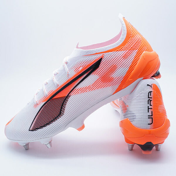 【ショップ限定エントリーでさらに+9倍】ウルトラ5アルティメットMXSGプーマPUMA108343-01プーマホワイト取り替え式サッカースパイク