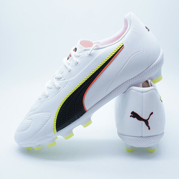 キング20マッチHG/AG+MIDJRプーマPUMA108489-01プーマホワイトジュニアサッカースパイク