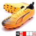 ウルトラ6プレイHG/AG+MidJRプーマPUMA108536-03ヒートファイアジュニアサッカースパイク