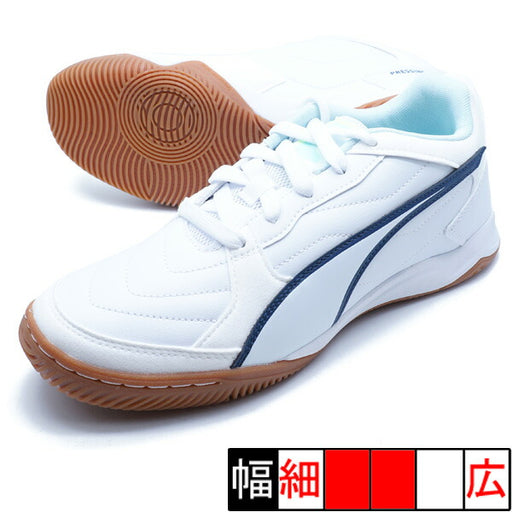 【ショップ限定エントリーでさらに+9倍】プレッシングIVプーマPUMA108570-01プーマホワイトフットサルシューズインドア室内用