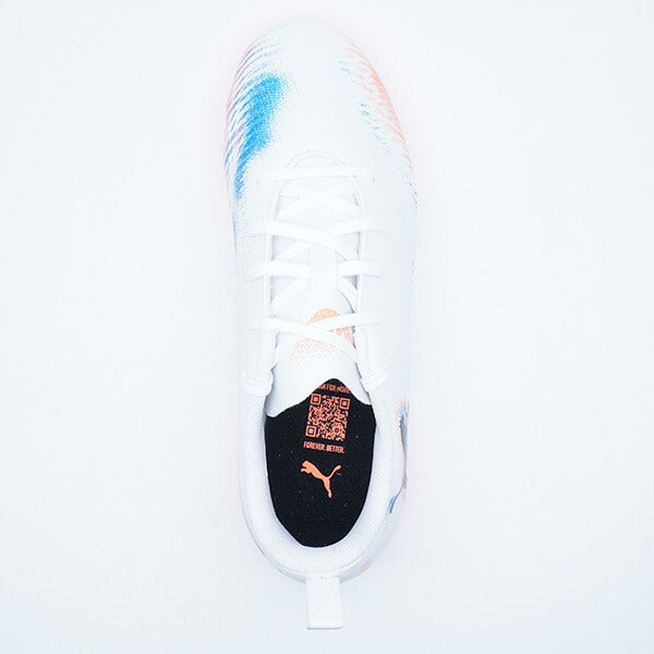 【ショップ限定エントリーでさらに+9倍】フューチャー8プレイTT+MidJRプーマPUMA108625-01プーマホワイトジュニアサッカートレーニングシューズ