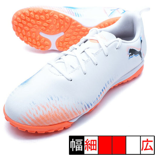 【ショップ限定エントリーでさらに+9倍】フューチャー8プレイTT+MidJRプーマPUMA108625-01プーマホワイトジュニアサッカートレーニングシューズ