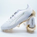ウルトラ6アルティメットFGプーマPUMA108699-04ホワイトゴールドサッカースパイク天然芝