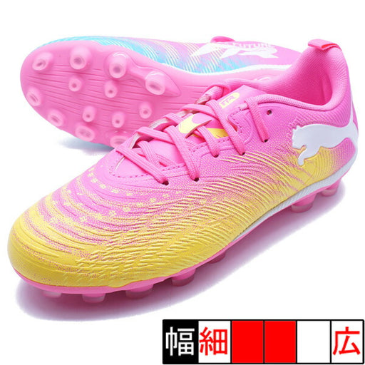 フューチャー9プレイHG/AG+MidJrプーマPUMA108932-05ポイズンピンクジュニアサッカースパイク