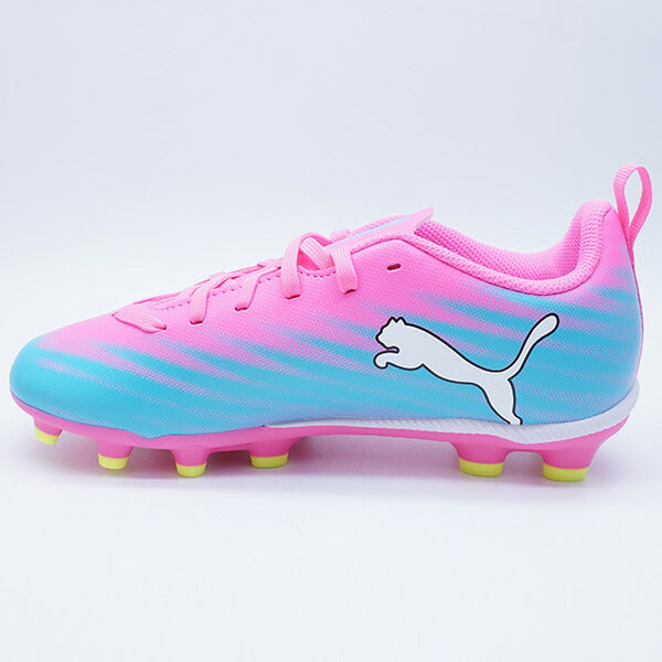 ウルトラ6プレイHG/AG+MidJRプーマPUMA108982-05ポイズンピンクジュニアサッカースパイク