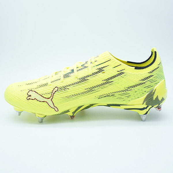 ULTRA6ULMXSGプーマPUMA109000-01イエローアラートサッカースパイク取替式