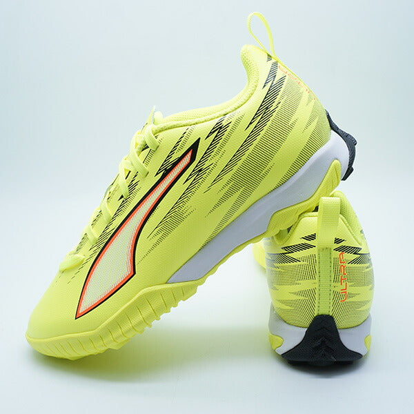 ウルトラ6プレイTT+MIDJRプーマPUMA109058-01イエローアラートジュニアサッカートレーニングシューズ